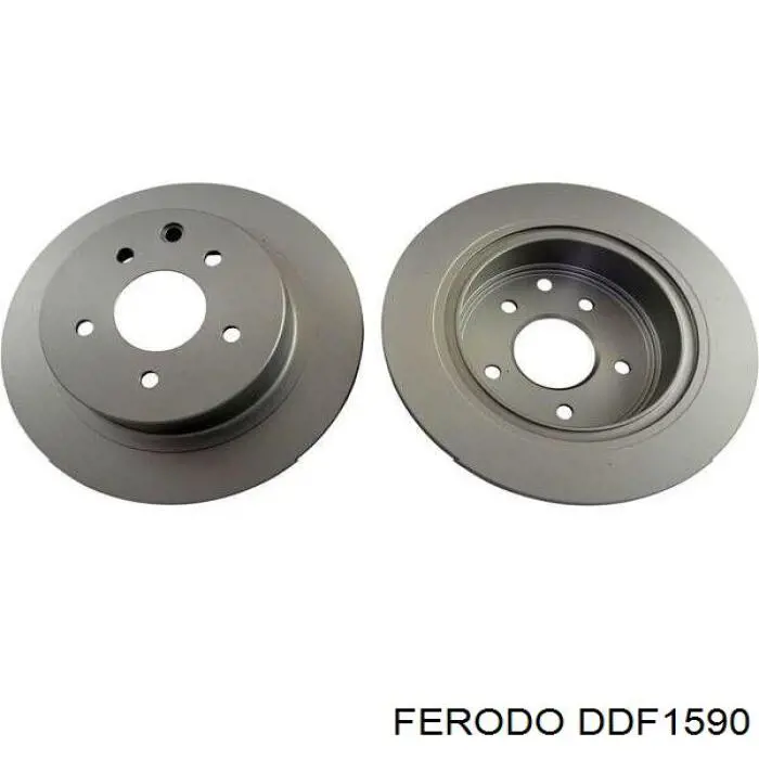 DDF1590 Ferodo disco de freno trasero