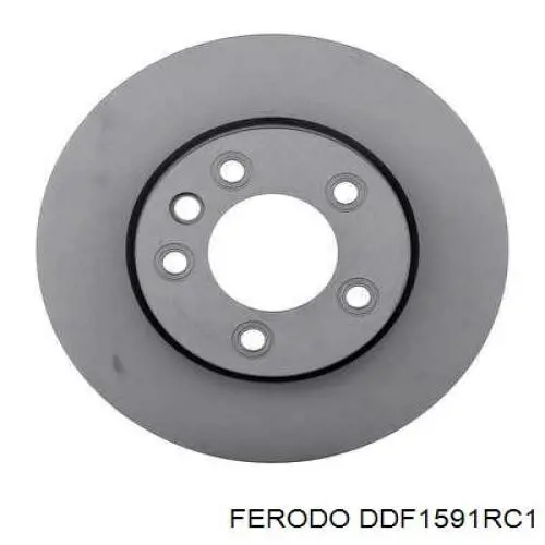 Disco de freno DDF1591RC1 Ferodo