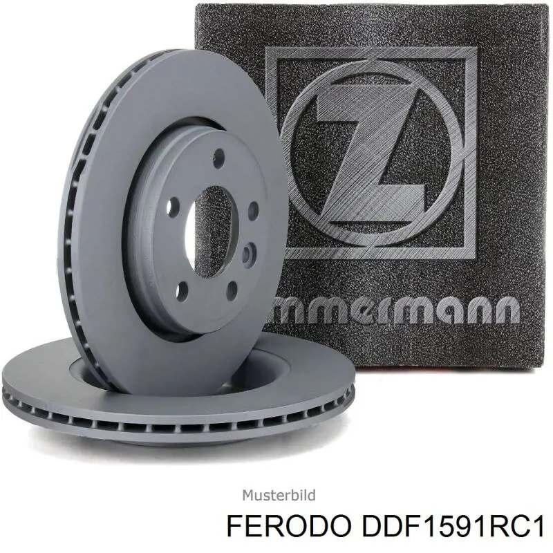 DDF1591RC1 Ferodo Discos