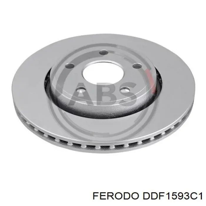 DDF1593C-1 Ferodo disco de freno delantero