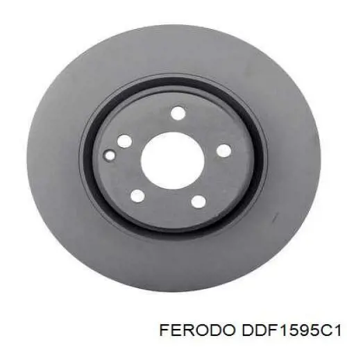 DDF1595C1 Ferodo disco de freno delantero