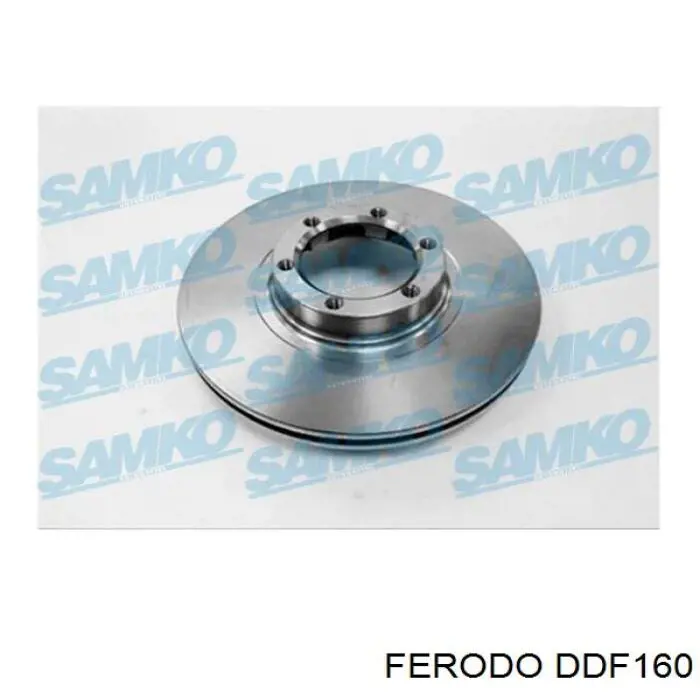 DDF160 Ferodo disco de freno delantero