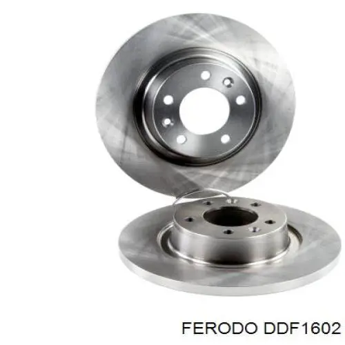DDF1602 Ferodo disco de freno trasero