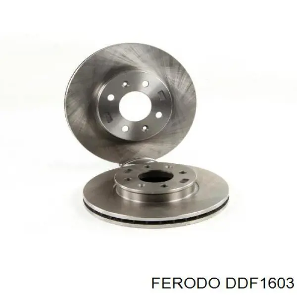 DDF1603 Ferodo disco de freno delantero