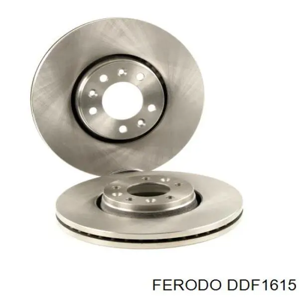 DDF1615 Ferodo disco de freno delantero