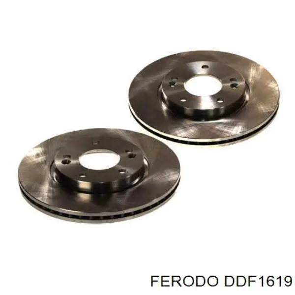 DDF1619 Ferodo disco de freno delantero