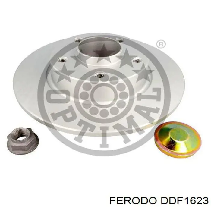 DDF1623 Ferodo disco de freno trasero