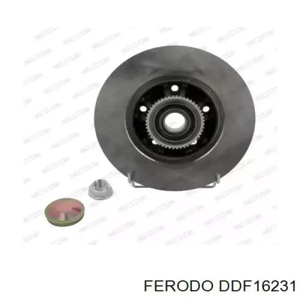 DDF16231 Ferodo disco de freno trasero