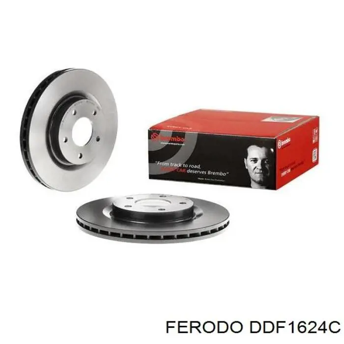 Disco de freno DDF1624C Ferodo