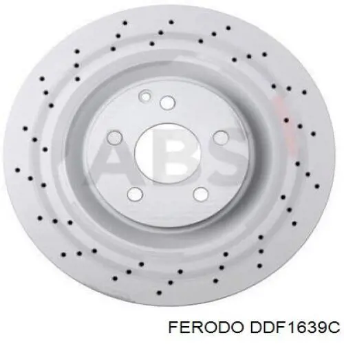 DDF1639C Ferodo disco de freno delantero