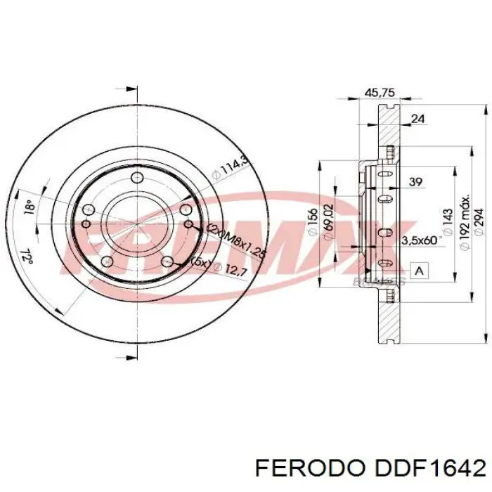 Frenos delanteros Ferodo DDF1642 precio, desde 55,86 EUR