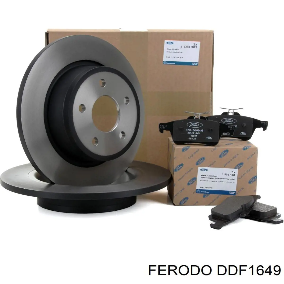 DDF1649 Ferodo freno de disco delantero