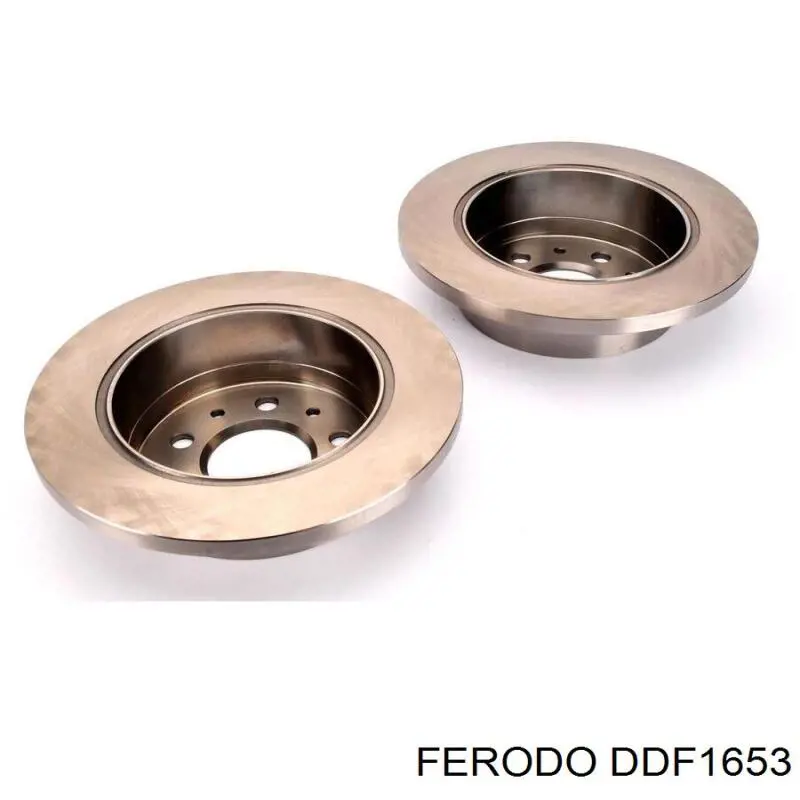 DDF1653 Ferodo disco de freno trasero