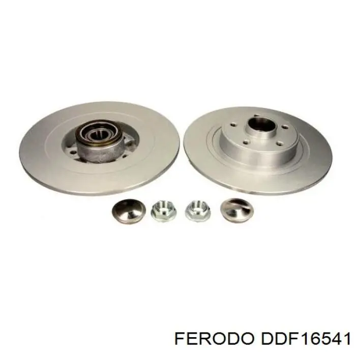 DDF1654-1 Ferodo disco de freno trasero