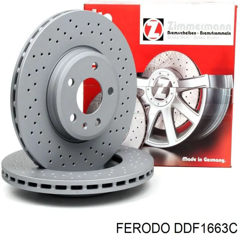Disco de freno DDF1663C Ferodo