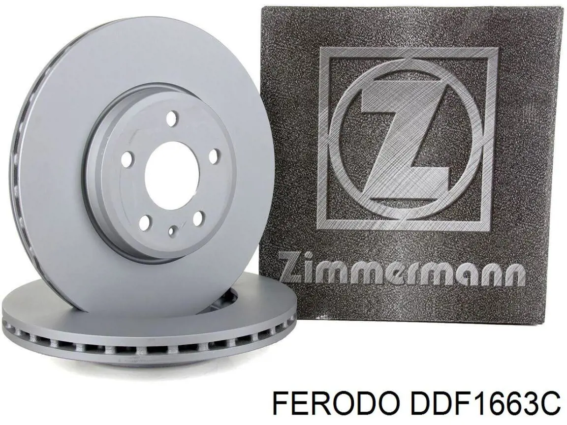 Disco de freno delantero Ferodo DDF1663C
