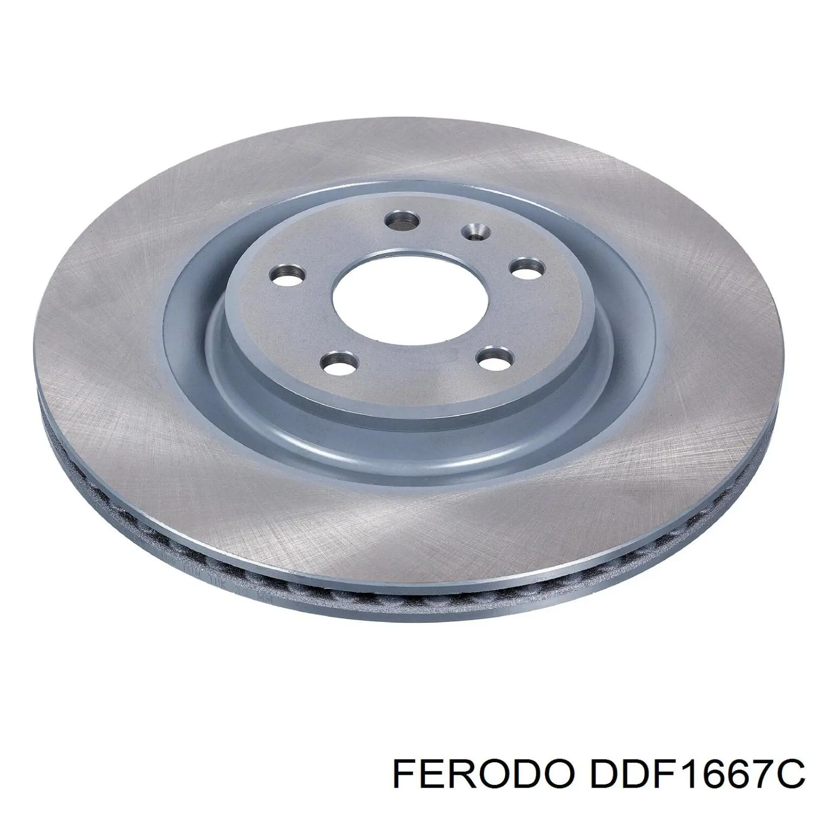 DDF1667C Ferodo disco de freno trasero