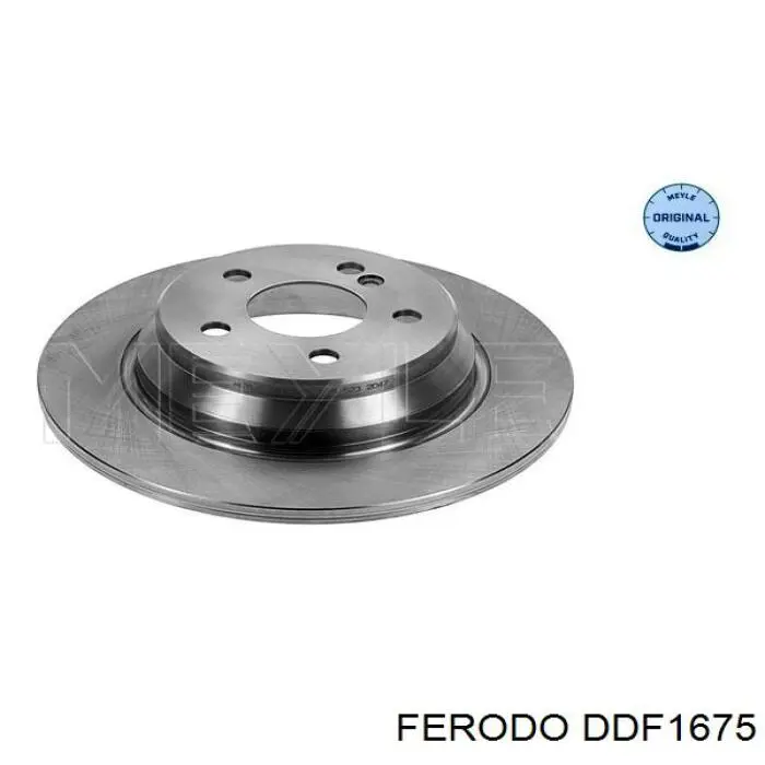 DDF1675 Ferodo disco de freno trasero