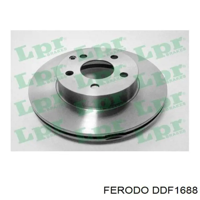 DDF1688 Ferodo disco de freno delantero