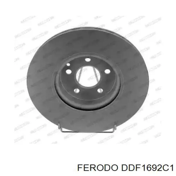 DDF1692C1 Ferodo disco de freno delantero