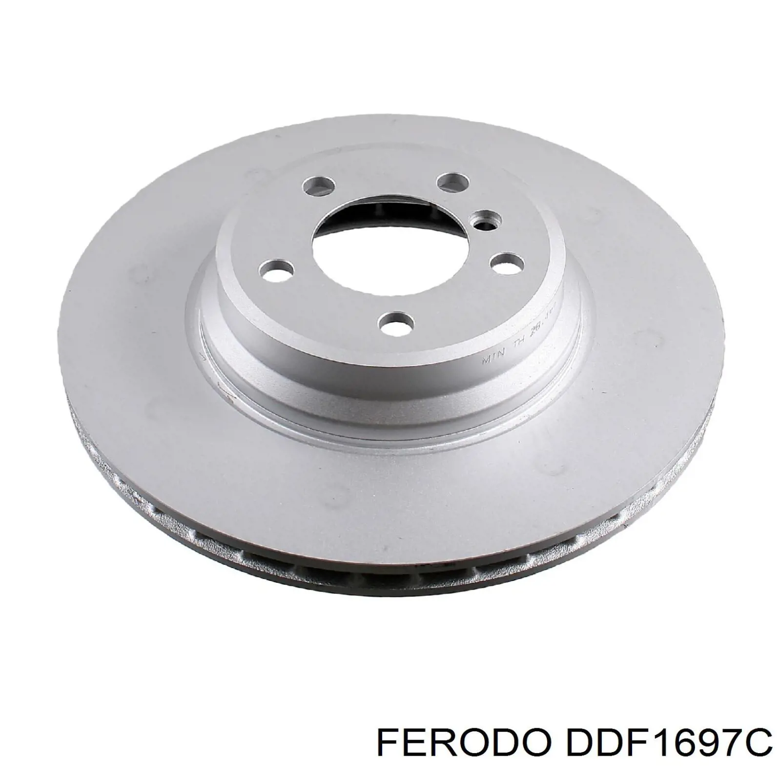 DDF1697C Ferodo disco de freno trasero