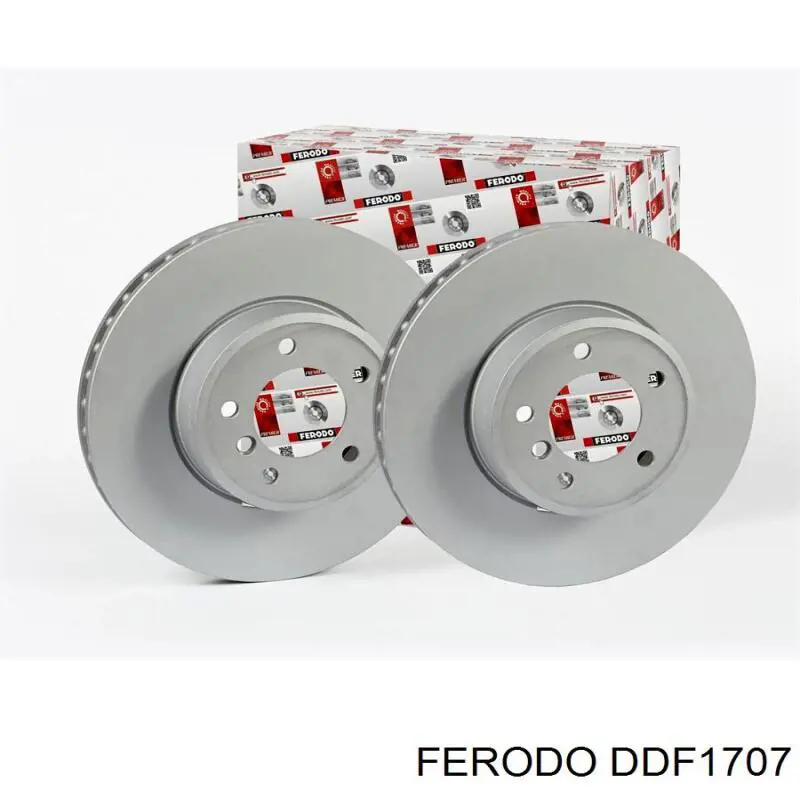 DDF1707 Ferodo disco de freno delantero