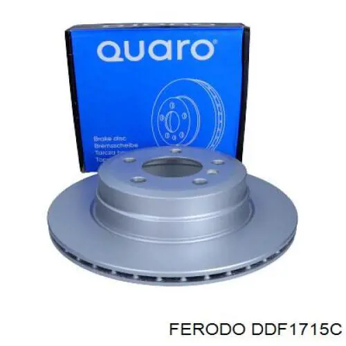 DDF1715C Ferodo disco de freno trasero