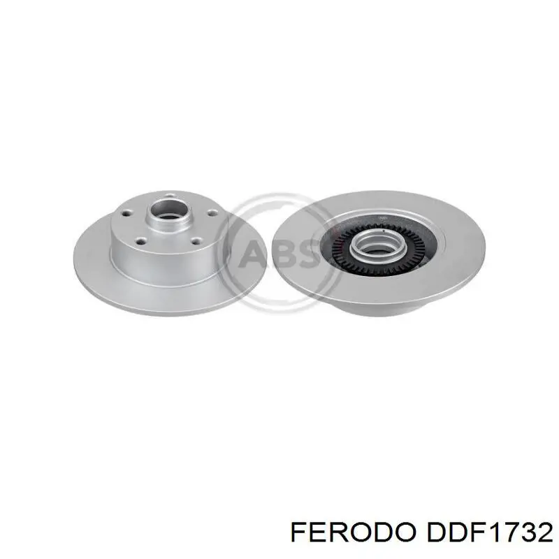 DDF1732 Ferodo Freno de disco trasero