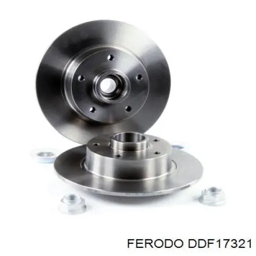 Frenos traseros Ferodo DDF17321