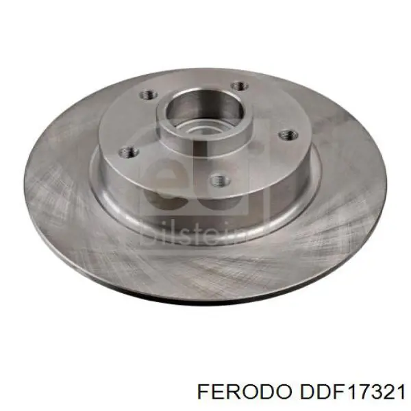 DDF1732-1 Ferodo disco de freno trasero