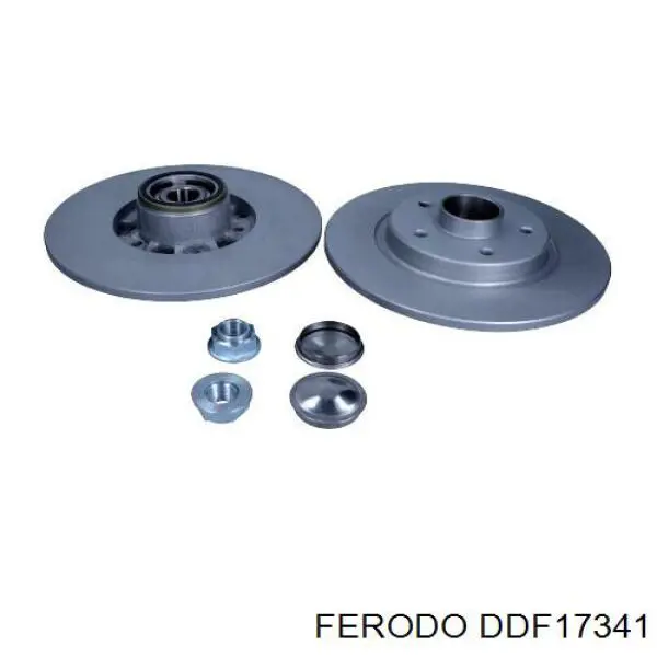 DDF1734-1 Ferodo disco de freno trasero