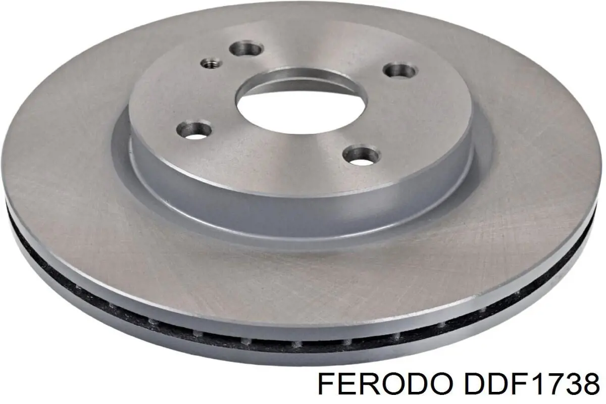 DDF1738 Ferodo disco de freno delantero
