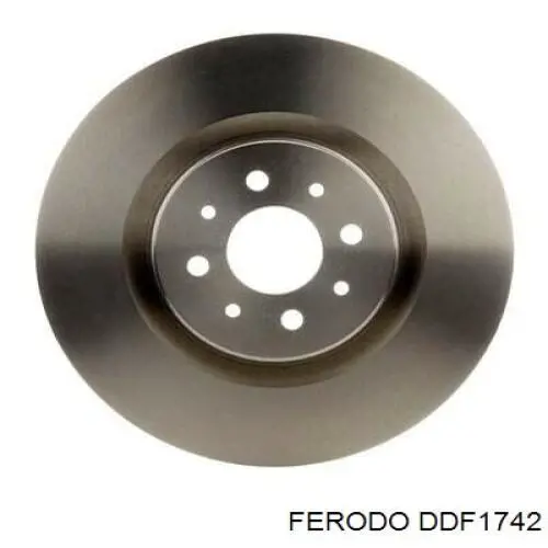 DDF1742 Ferodo disco de freno delantero