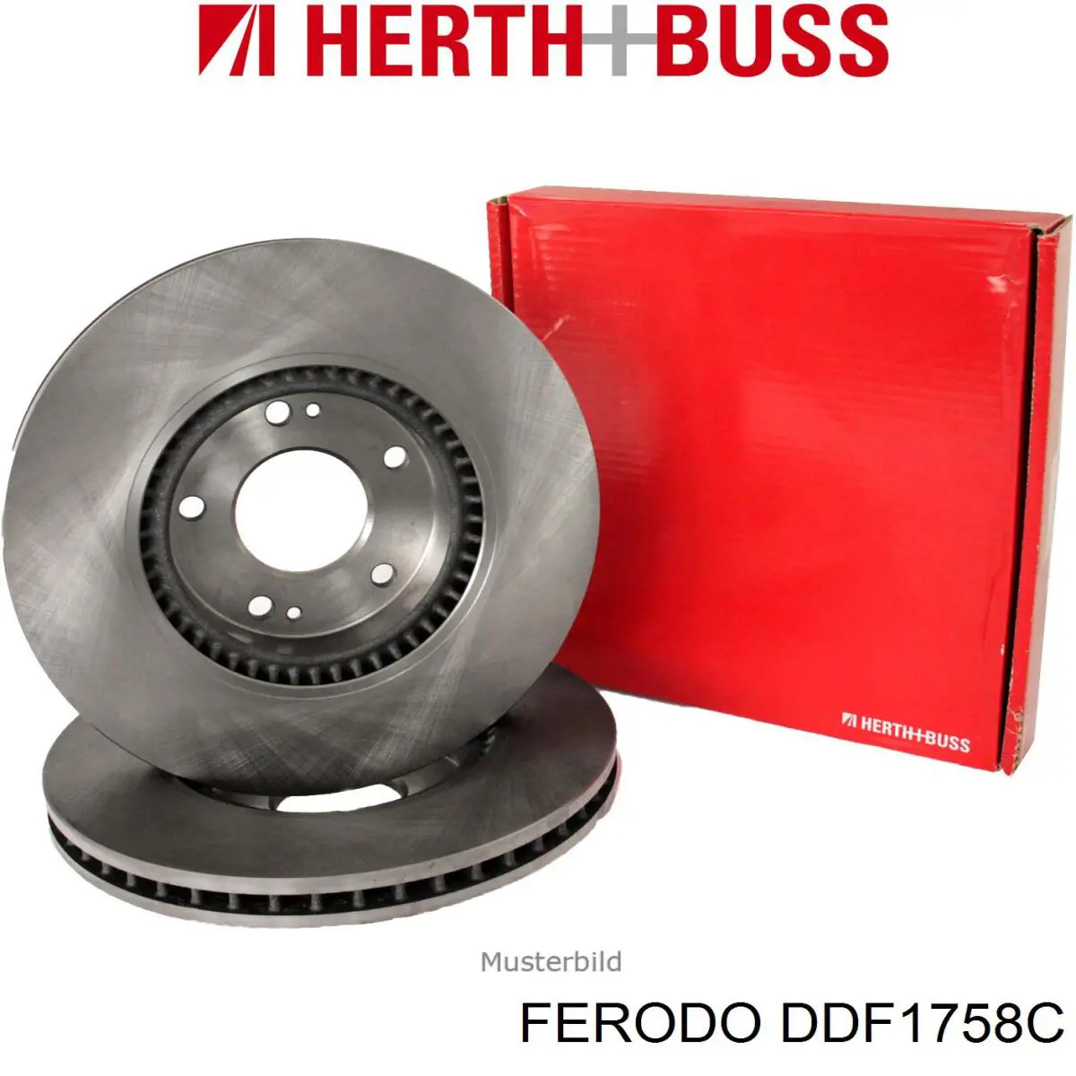 DDF1758C Ferodo freno de disco delantero