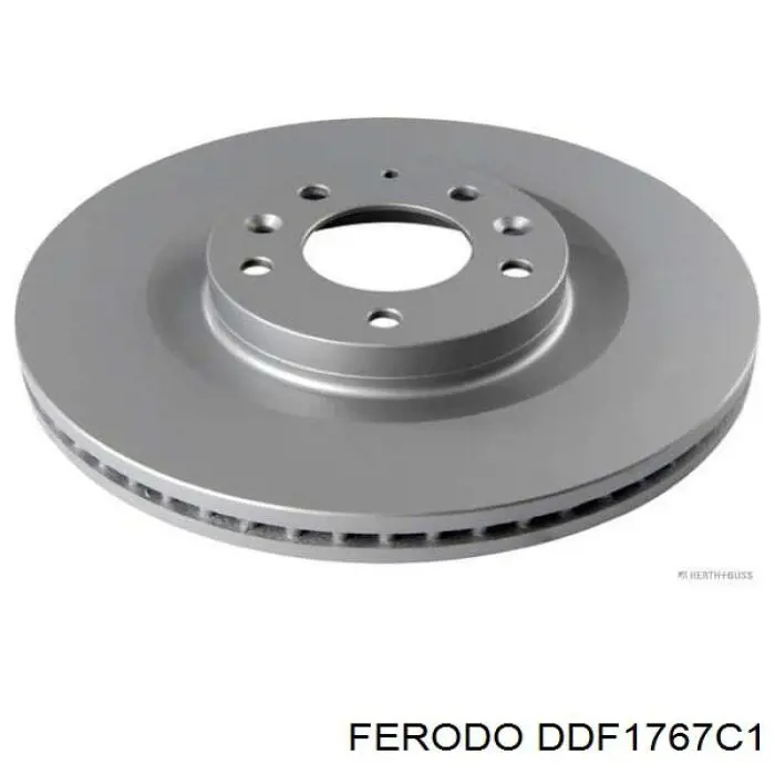 DDF1767C-1 Ferodo disco de freno delantero