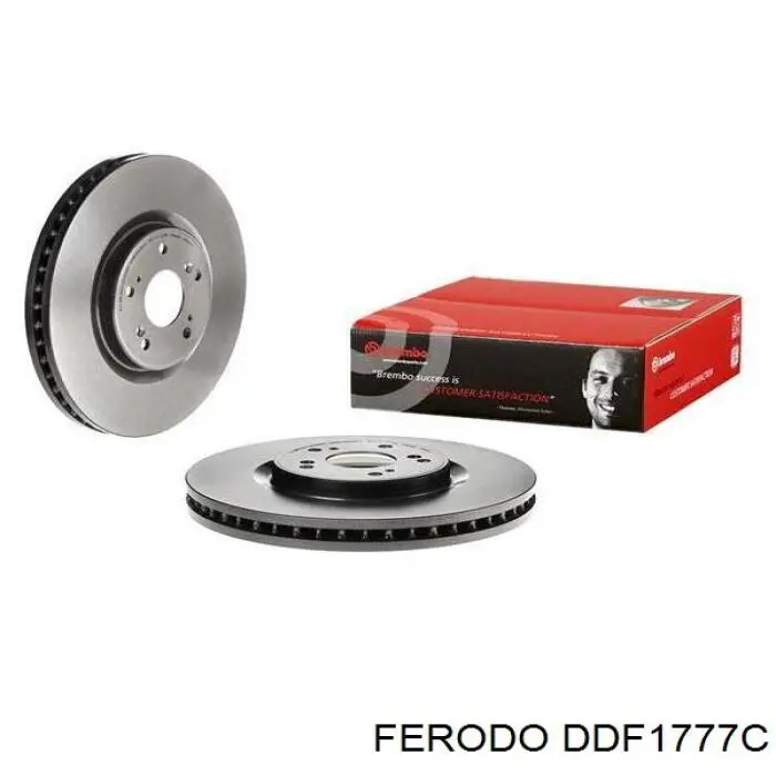 DDF1777C Ferodo disco de freno delantero