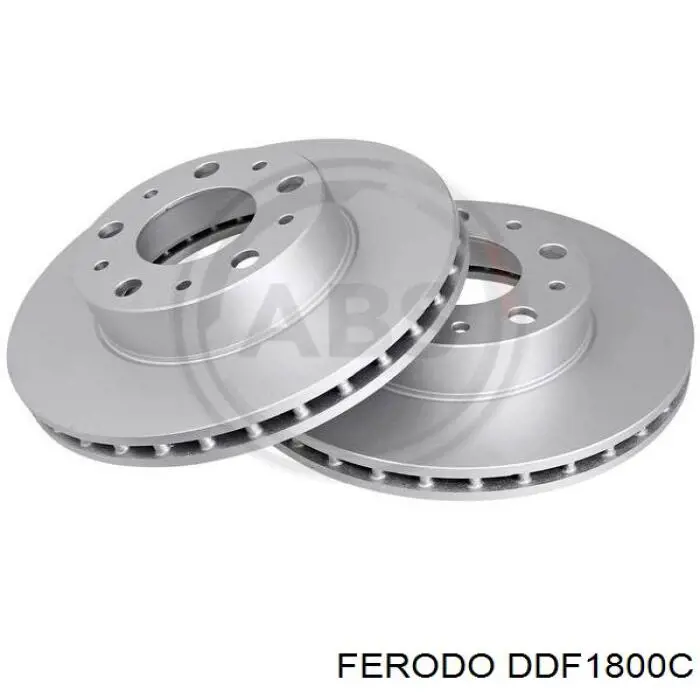 DDF1800C Ferodo disco de freno delantero