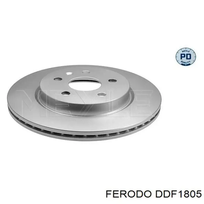 DDF1805 Ferodo disco de freno trasero