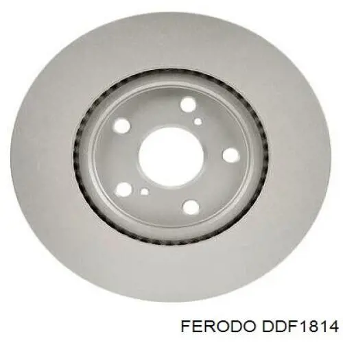 DDF1814 Ferodo disco de freno delantero