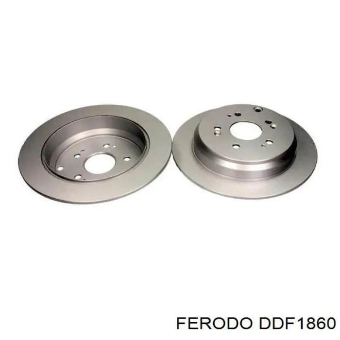DDF1860 Ferodo disco de freno trasero