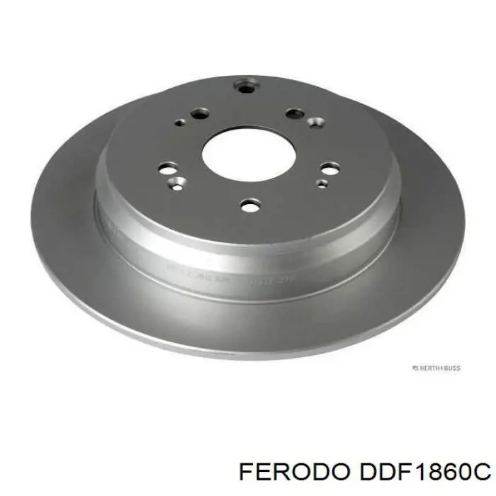 DDF1860C Ferodo disco de freno trasero