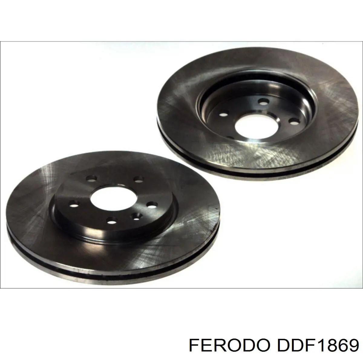 DDF1869 Ferodo disco de freno delantero