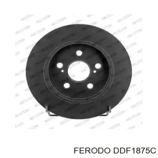 DDF1875C Ferodo disco de freno trasero