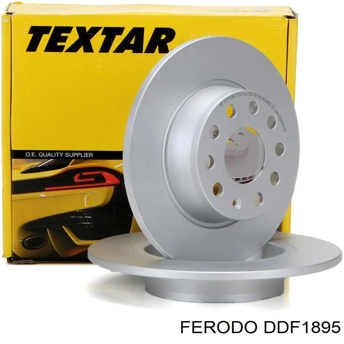 Disco de freno trasero DDF1895 Ferodo