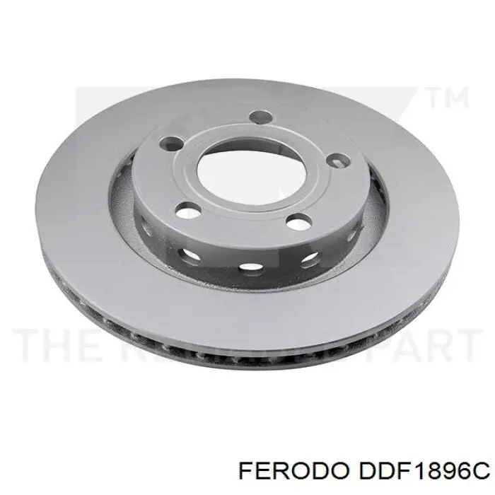 DDF1896C Ferodo disco de freno trasero
