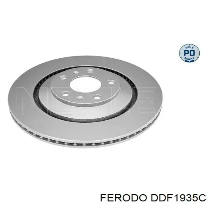 DDF1935C Ferodo disco de freno trasero