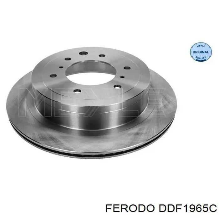 DDF1965C Ferodo disco de freno trasero