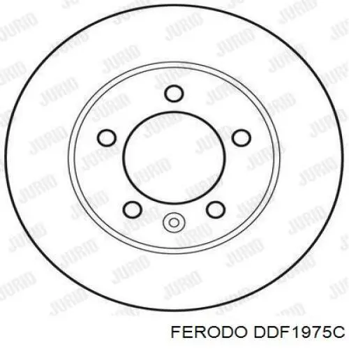 Frenos traseros Ferodo DDF1975C
