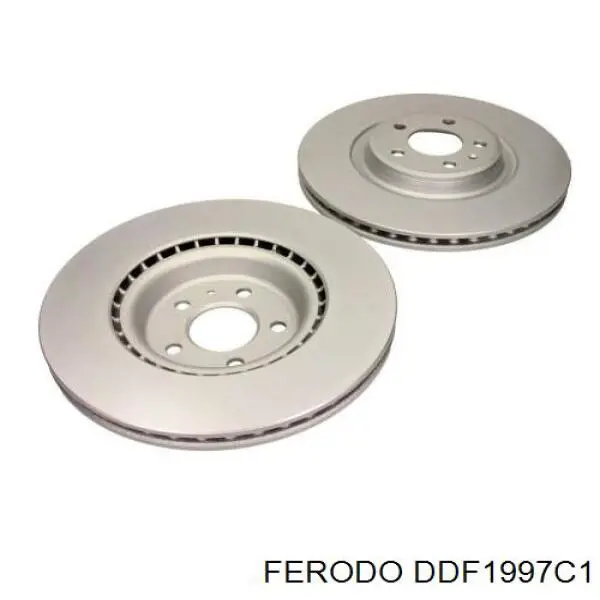 DDF1997C1 Ferodo disco de freno delantero