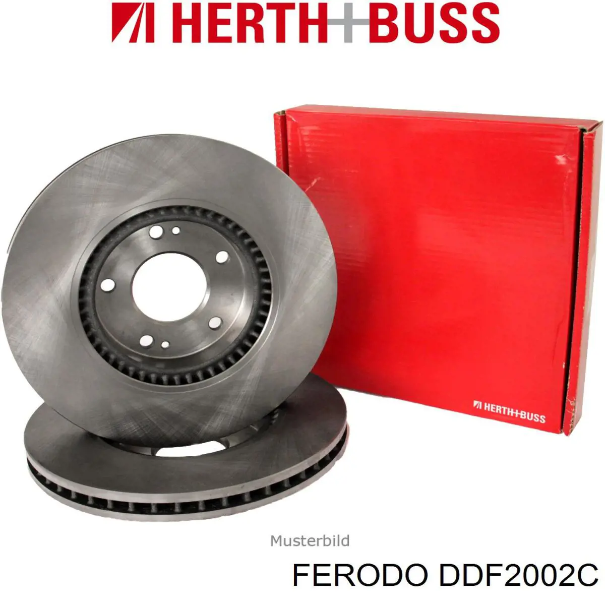 DDF2002C Ferodo disco de freno delantero